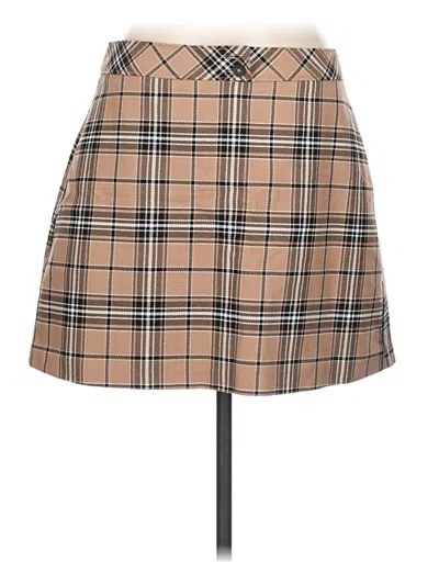 Pre-owned Express Casual Skirt In Brown