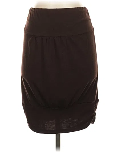 Pre-owned Express Casual Skirt In Brown