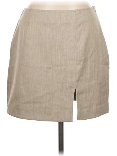 Pre-owned Express Casual Skirt In Brown