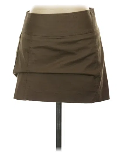 Pre-owned Express Casual Skirt In Brown