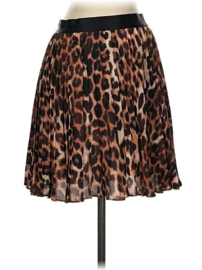 Pre-owned Express Casual Skirt In Brown