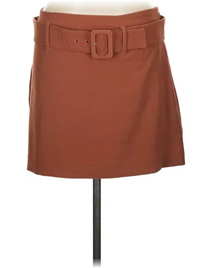 Pre-owned Express Casual Skirt In Brown