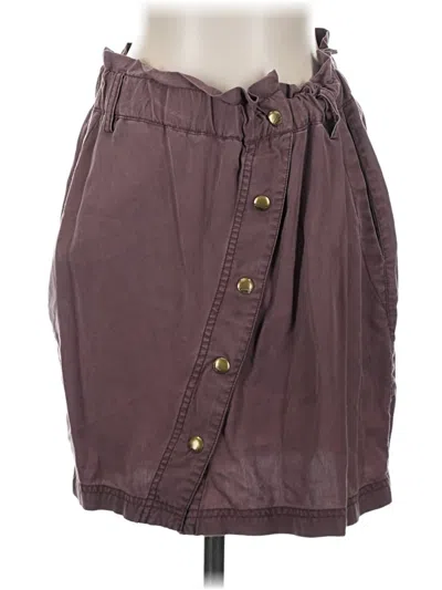 Pre-owned Express Casual Skirt In Brown