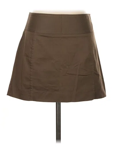 Pre-owned Express Casual Skirt In Brown