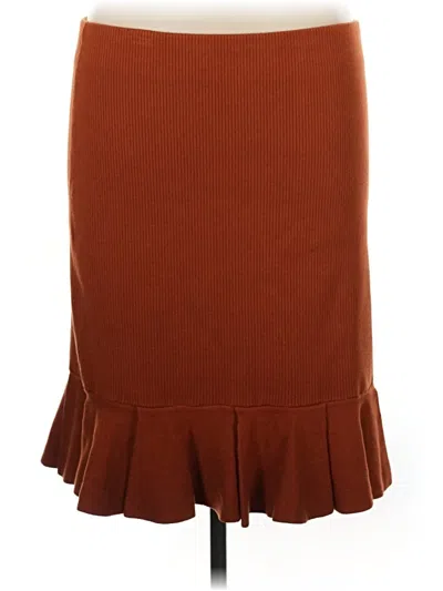 Pre-owned Express Casual Skirt In Brown