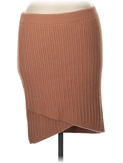 Pre-owned Express Casual Skirt In Brown
