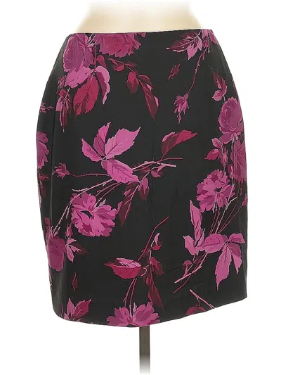 Pre-owned Express Casual Skirt In Burgundy