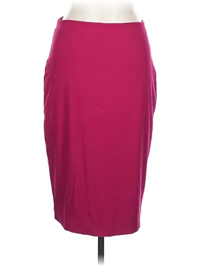 Pre-owned Express Casual Skirt In Burgundy