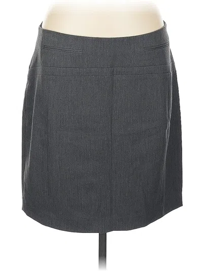 Pre-owned Express Casual Skirt In Gray