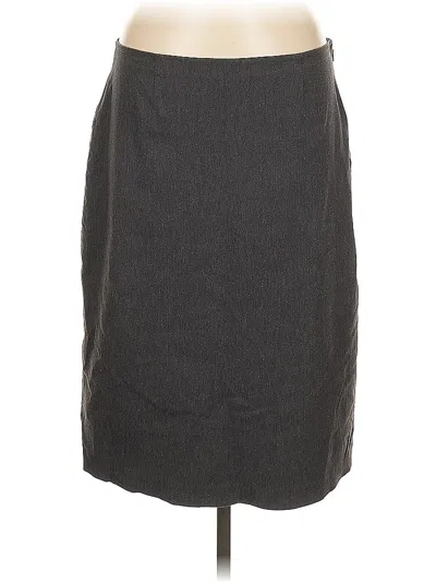 Pre-owned Express Casual Skirt In Gray