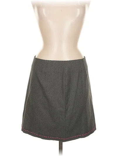 Pre-owned Express Casual Skirt In Gray