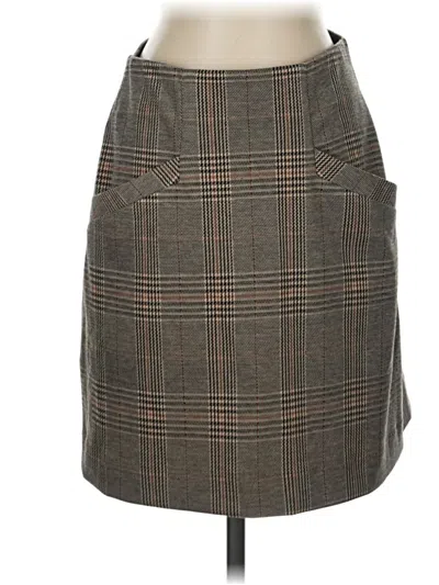 Pre-owned Express Casual Skirt In Gray