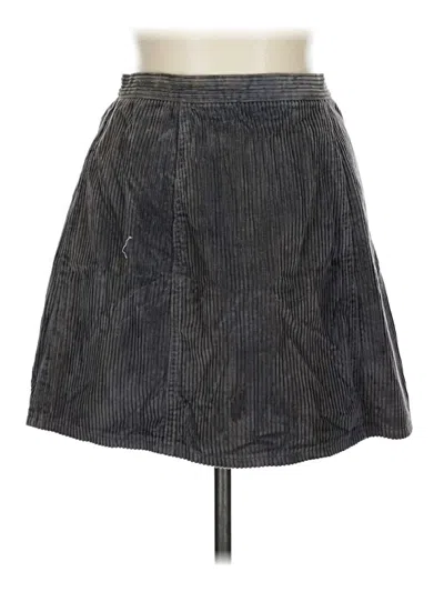 Pre-owned Express Casual Skirt In Gray