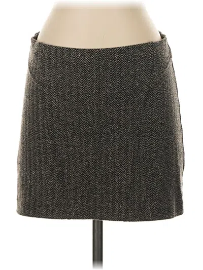Pre-owned Express Casual Skirt In Gray