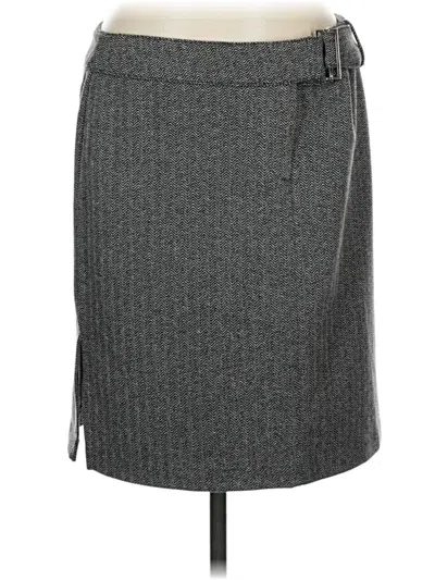 Pre-owned Express Casual Skirt In Gray