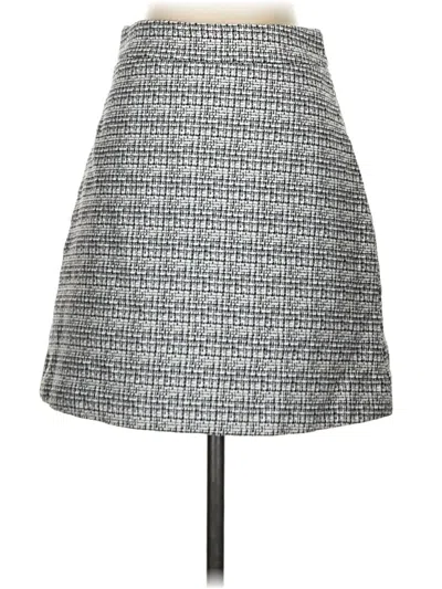 Pre-owned Express Casual Skirt In Gray