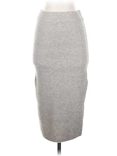 Pre-owned Express Casual Skirt In Gray