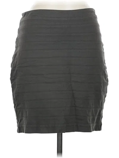 Pre-owned Express Casual Skirt In Gray