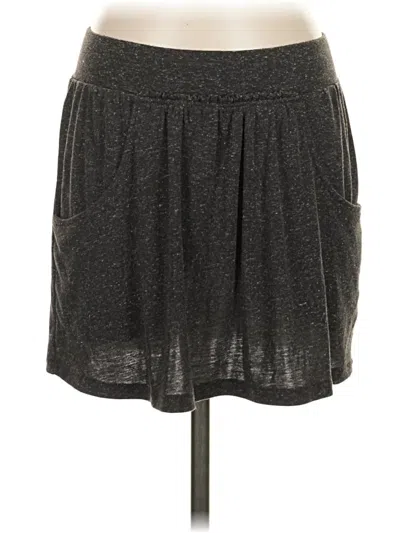 Pre-owned Express Casual Skirt In Gray