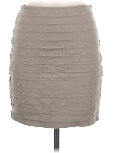 Pre-owned Express Casual Skirt In Gray