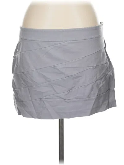 Pre-owned Express Casual Skirt In Gray