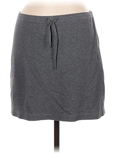 Pre-owned Express Casual Skirt In Gray