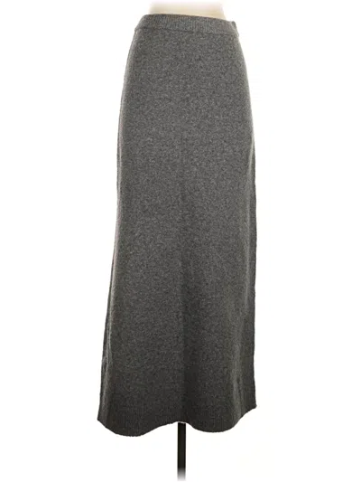 Express Casual Skirt In Gray