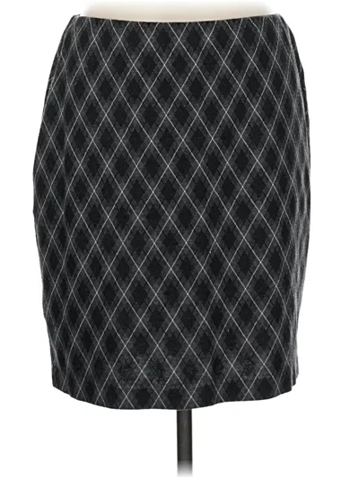 Pre-owned Express Casual Skirt In Gray
