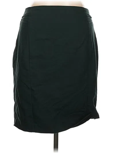 Pre-owned Express Casual Skirt In Green