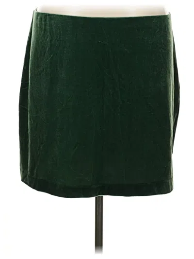 Pre-owned Express Casual Skirt In Green
