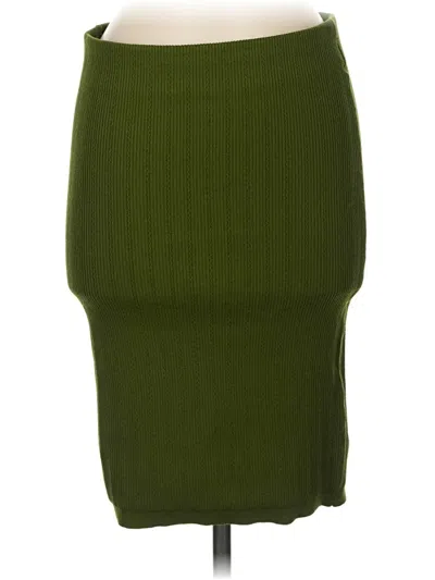 Pre-owned Express Casual Skirt In Green