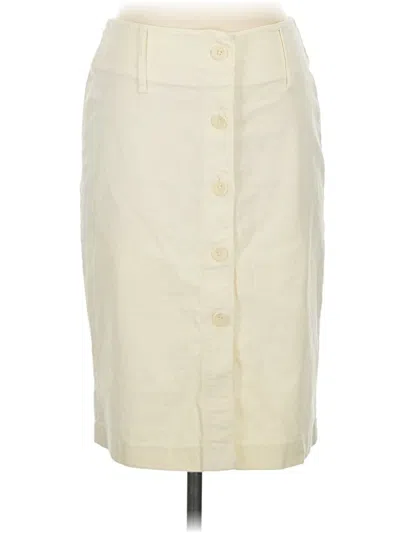 Pre-owned Express Casual Skirt In Ivory