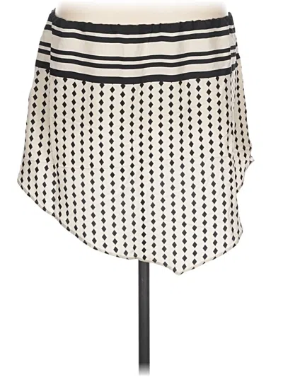 Pre-owned Express Casual Skirt In Ivory