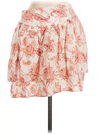 Pre-owned Express Casual Skirt In Ivory