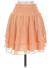 Express Casual Skirt In Orange