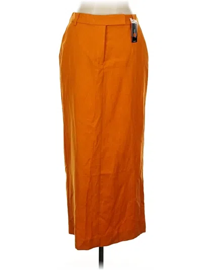 Pre-owned Express Casual Skirt In Orange
