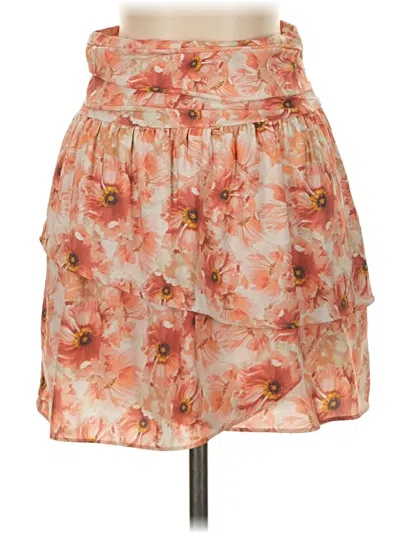 Pre-owned Express Casual Skirt In Orange