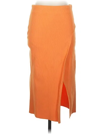 Pre-owned Express Casual Skirt In Orange