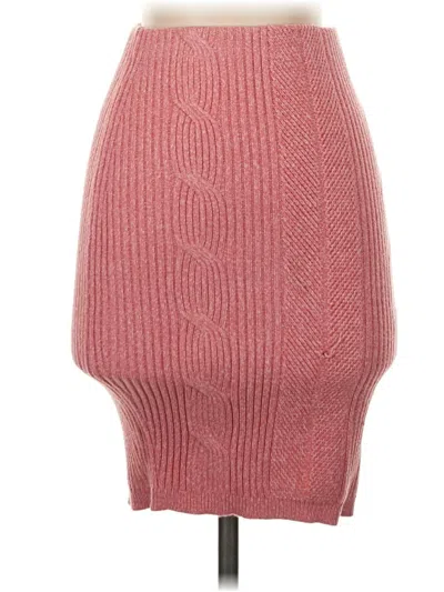 Pre-owned Express Casual Skirt In Pink
