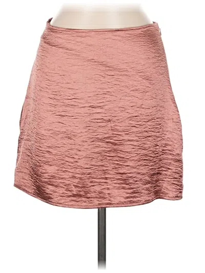 Pre-owned Express Casual Skirt In Pink