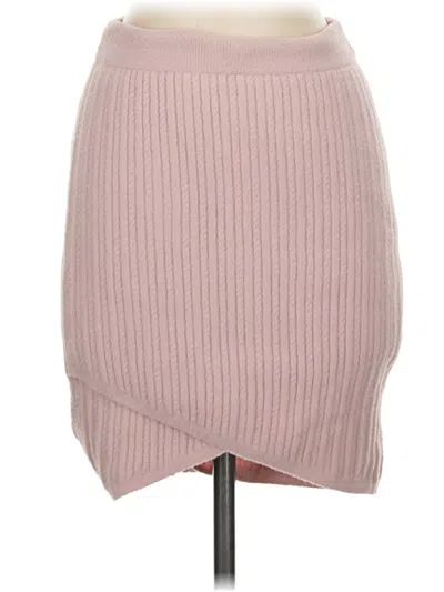 Pre-owned Express Casual Skirt In Pink