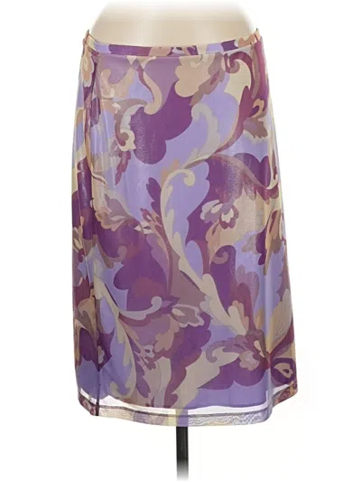 Pre-owned Express Casual Skirt In Purple