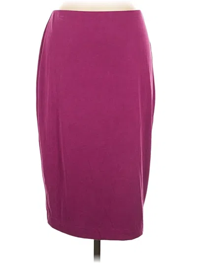 Pre-owned Express Casual Skirt In Purple