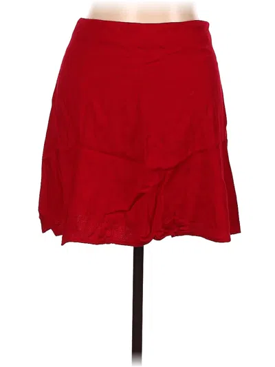 Pre-owned Express Casual Skirt In Red