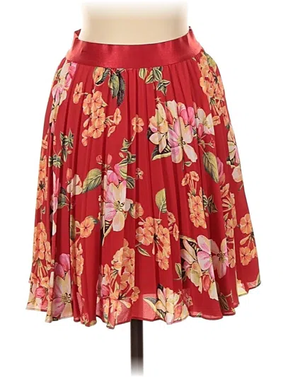 Pre-owned Express Casual Skirt In Red
