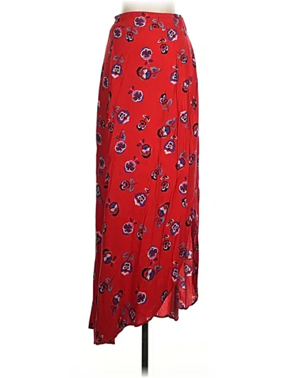 Pre-owned Express Casual Skirt In Red