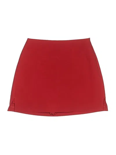 Pre-owned Express Casual Skirt In Red