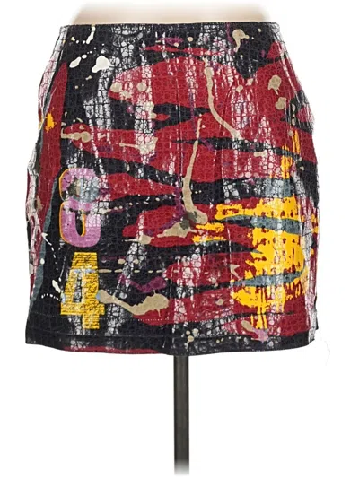 Pre-owned Express Casual Skirt In Red
