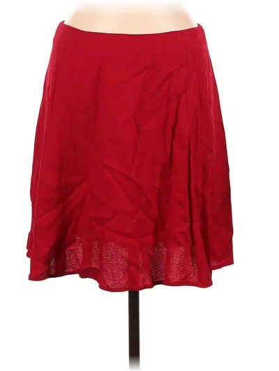 Pre-owned Express Casual Skirt In Red