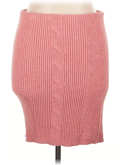 Pre-owned Express Casual Skirt In Red